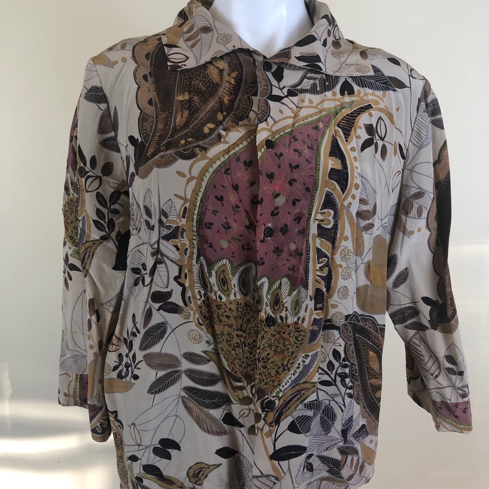 Eskandar Button Down Top size 1